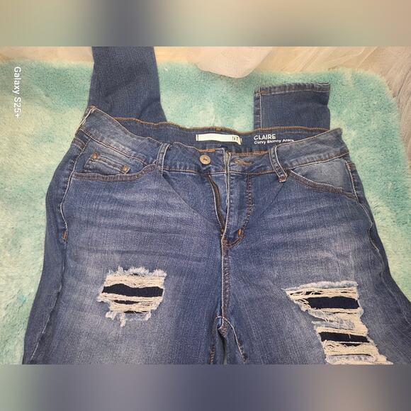 It Jeans Claire Women's Denim Ripped Skinny Jeans - Picture 1 of 3